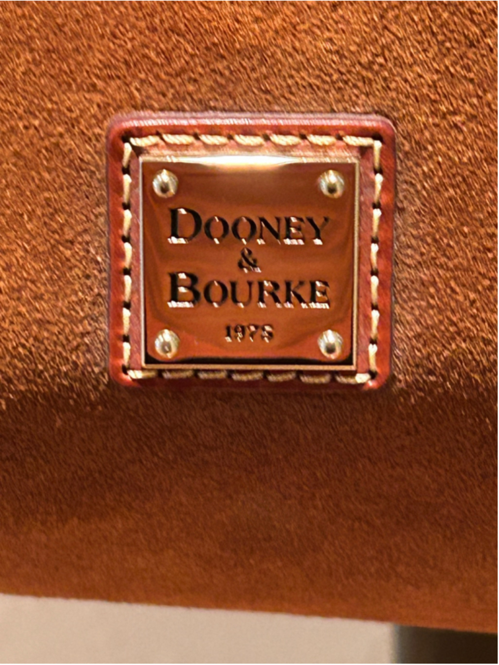 Women's Dooney & Bourke Suede Hobo Bag One Size Brown - Picture 3 of 12